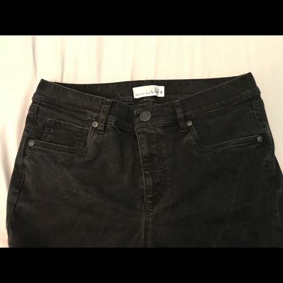 ✨NOT FOR SALE✨ LOFT Vintage Black Skinny Jeans - Picture 3 of 5
